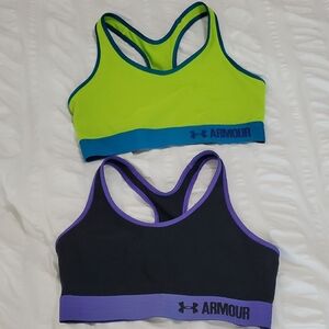 Under Armour Sports Bra Duo - Lime and Black